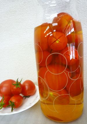 トマトが甘～い！簡単一夜漬け-レシピのメイン写真