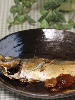 あじの煮付け さっぱり梅干し入り-レシピのメイン写真