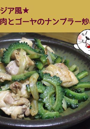 アジア風★鶏肉とゴーヤのナンプラー炒め-レシピのメイン写真