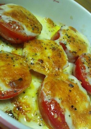 ～簡単！美味しい！トマトチーズ焼き～-レシピのメイン写真