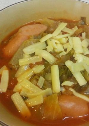 ストウブで☆野菜たっぷりスープ-レシピのメイン写真