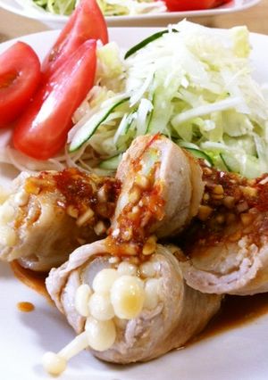 ✿ロール豚肉の香味だれ✿-レシピのメイン写真