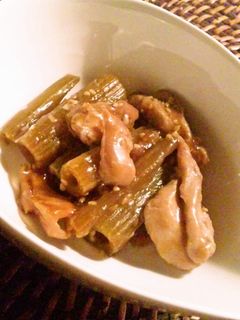 ふきと鶏肉の炒め煮-レシピのメイン写真