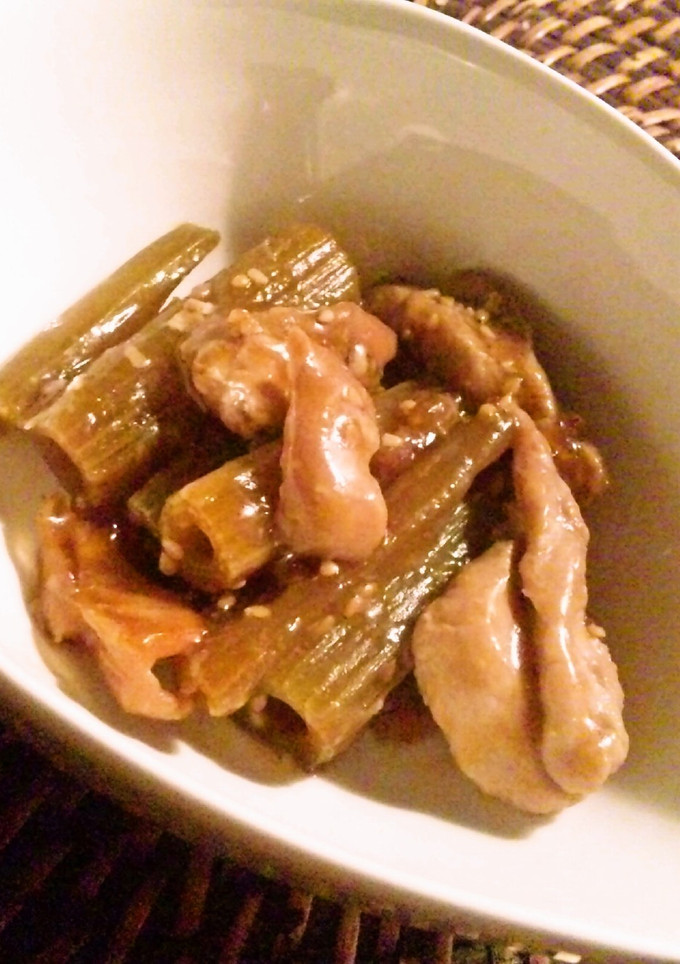 ふきと鶏肉の炒め煮-レシピのメイン写真