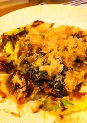ベジタリアン こんにゃくのお好み焼き-レシピのメイン写真