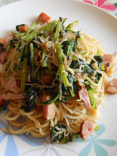 大根葉とおじゃこのパスタ-レシピのメイン写真