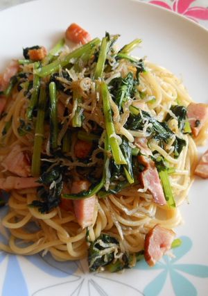 大根葉とおじゃこのパスタ-レシピのメイン写真