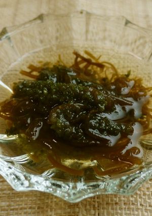 感動♡♥海ぶどうともずくの酢の物-レシピのメイン写真