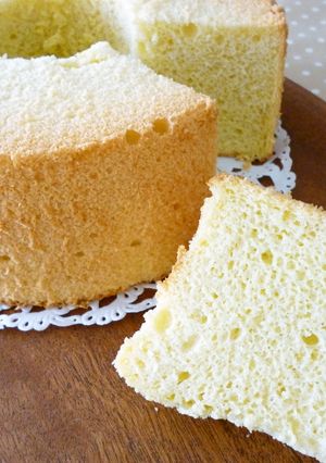 お豆腐のシフォンケーキ-レシピのメイン写真