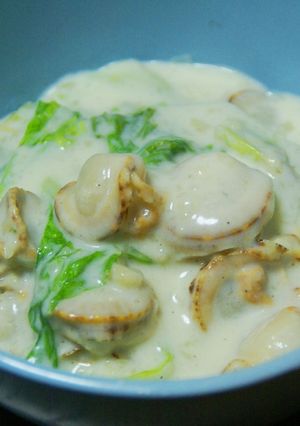 ♥べか菜とホタテのクリーム煮♥-レシピのメイン写真