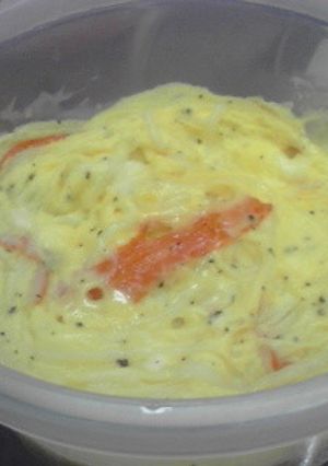 レンジで簡単♪ふわふわカニカマオムレツ-レシピのメイン写真