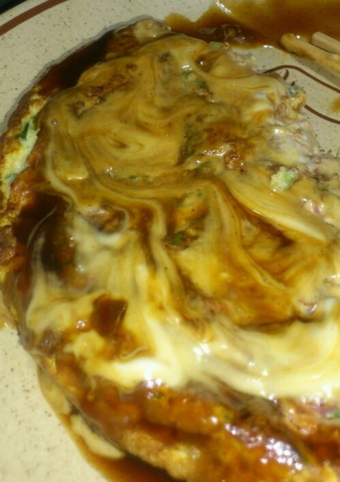 お好み焼き風玉子焼き-レシピのメイン写真