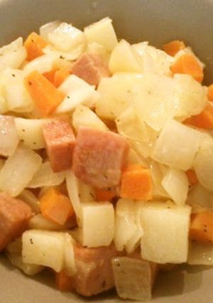 じゃがいもと野菜の簡単サイコロ炒め-レシピのメイン写真