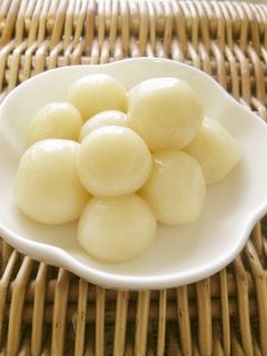 材料2つ!子どもと一緒にふわふわ白玉-レシピのメイン写真