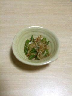 新玉ねぎとオクラのおかか和え-レシピのメイン写真