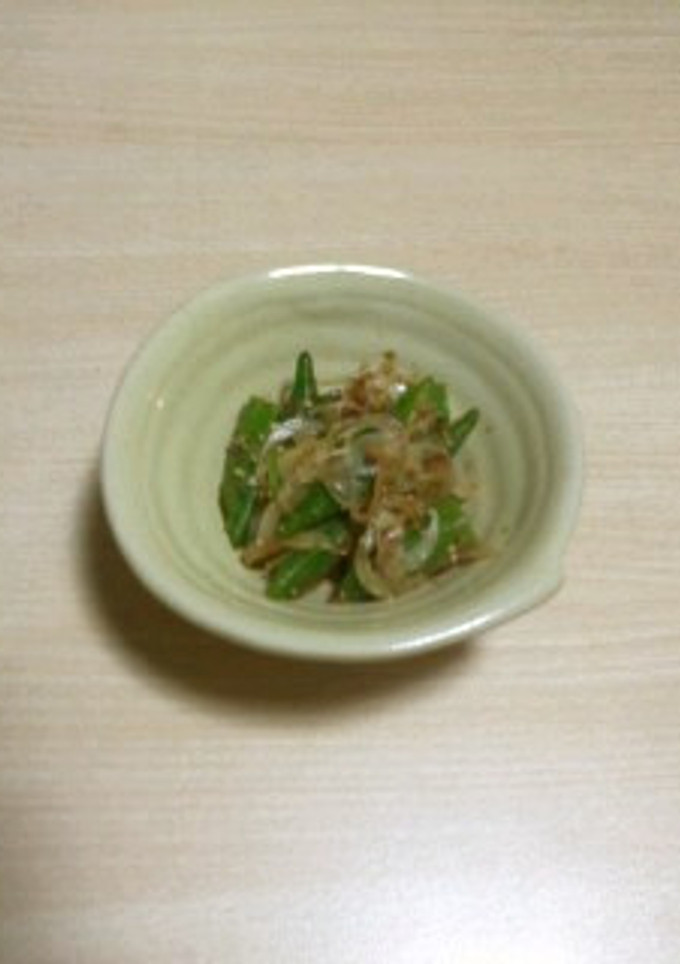 新玉ねぎとオクラのおかか和え-レシピのメイン写真