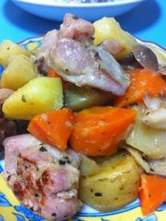 塩麹で☆鶏肉とジャガイモのバジル炒め-レシピのメイン写真