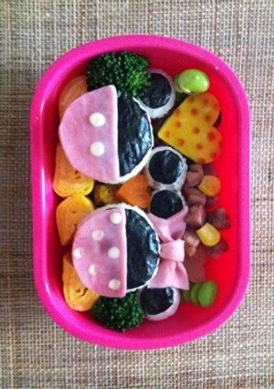 ミッキー&ミニー☆シルエット弁当-レシピのメイン写真
