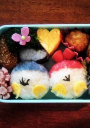ドナルドダックとデイジーおしり＊キャラ弁-レシピのメイン写真