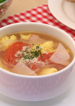 具だくさんのかきたまスープ-レシピのメイン写真