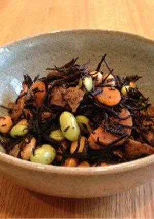 大豆と枝豆とひじきの煮物-レシピのメイン写真