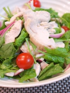塩糀☆蒸し鶏のサラダ-レシピのメイン写真