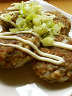 もっちり♪しいたけマヨバーグ☆-レシピのメイン写真