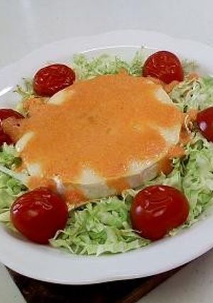 巣ごもりカマンベール明太ソース焼き -レシピのメイン写真
