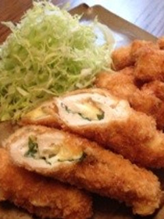 ササミチーズフライ( ´ ▽ ` )ノ-レシピのメイン写真