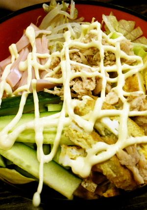 簡単！サラダうどん-レシピのメイン写真