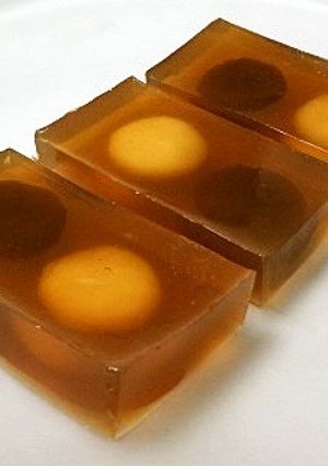 あんこ入りほうじ茶寒天-レシピのメイン写真