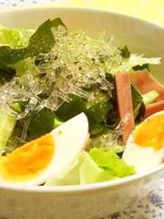 新わかめと海草麺のきらきらサラダ☆☆-レシピのメイン写真