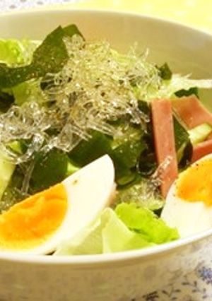 新わかめと海草麺のきらきらサラダ☆☆-レシピのメイン写真