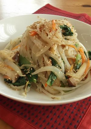 野菜たっぷり！冷麺の甘味噌炒め-レシピのメイン写真