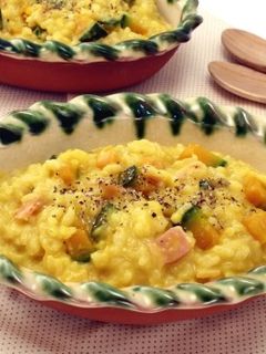 かぼちゃのクリーミーリゾット-レシピのメイン写真