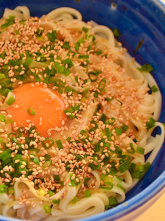 昆布茶で釜玉うどん-レシピのメイン写真