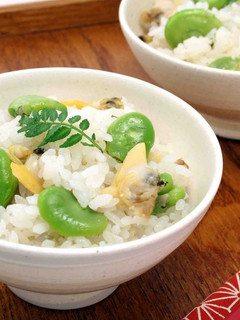 そら豆とあさりのごはん-レシピのメイン写真