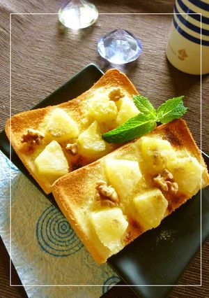 パイナップルのカルダモン風味トースト-レシピのメイン写真