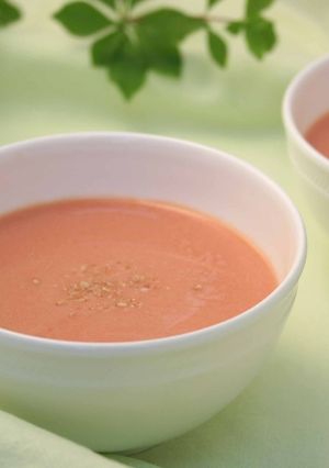 豆乳とトマトの冷製スープ-レシピのメイン写真