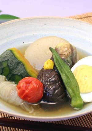 夏野菜の冷やしおでん-レシピのメイン写真