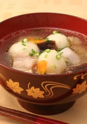 お月見だんご汁-レシピのメイン写真