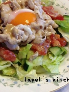 簡単★冷しゃぶサラダうどん-レシピのメイン写真