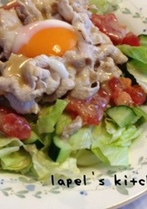 簡単★冷しゃぶサラダうどん-レシピのメイン写真