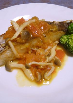 鯛のトマトソースソテー-レシピのメイン写真