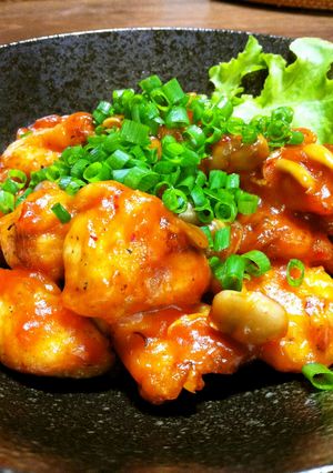 旨辛鶏チリ☆レシピ本に掲載されました♪-レシピのメイン写真