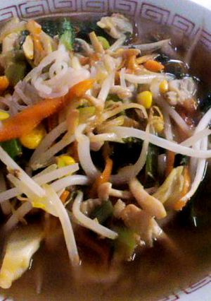 カロリーオフ★具だくさんしらたきラーメン-レシピのメイン写真