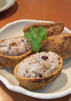 飲みのシメに♪あぶりいなり-レシピのメイン写真