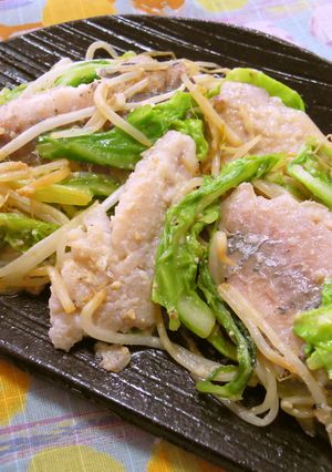あじと野菜の塩麹炒め-レシピのメイン写真
