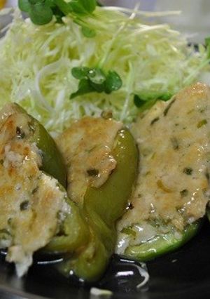 ピーマンの肉詰め和風あん-レシピのメイン写真
