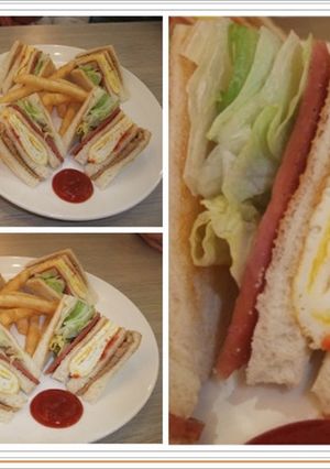 Toast Hamburg-レシピのメイン写真